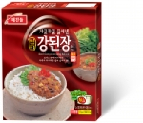전통 장류 선두기업 해찬들(www.haechandle.com, 대표 오정근)이 된장에 각종 야채를 넣어 만든, ‘자글자글 끓여낸 강된장’ 3가지 맛을 출시했다.