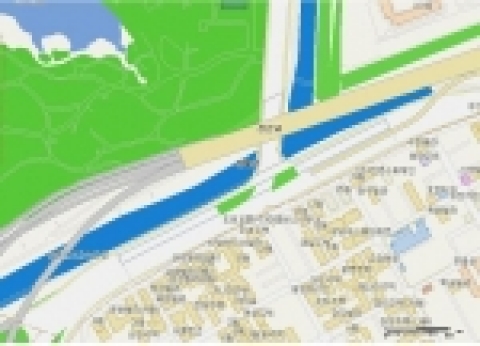 서울시 성산지하차도 라디오재방송시설 보수에 따른 교통통제 위치도