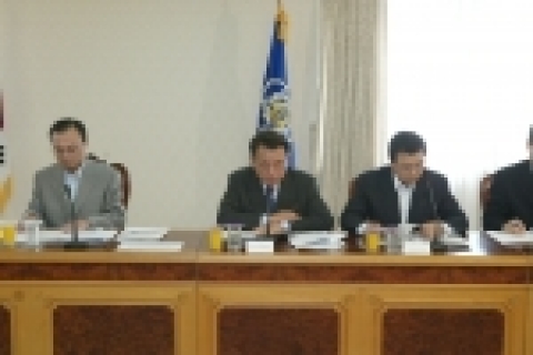 The 1st council meeting of the Governmental Support Committee for the 2014 PyeongChang Olympic Winte