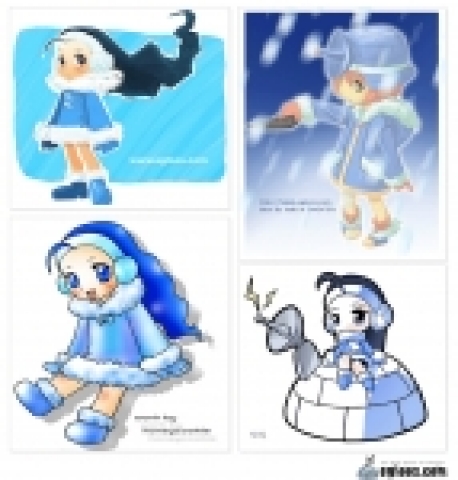 회원들이 직접 그린 이글루스 캐릭터