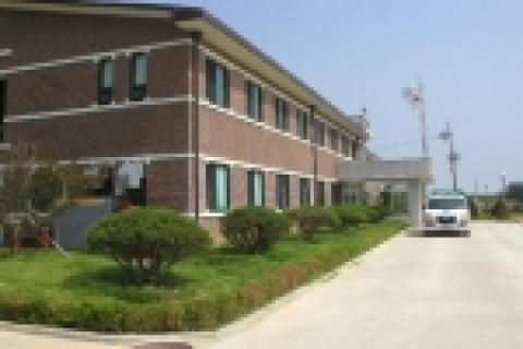 봉사활동 시설인 신안군노인전문요양원(전남 신안군 압해면) 전경