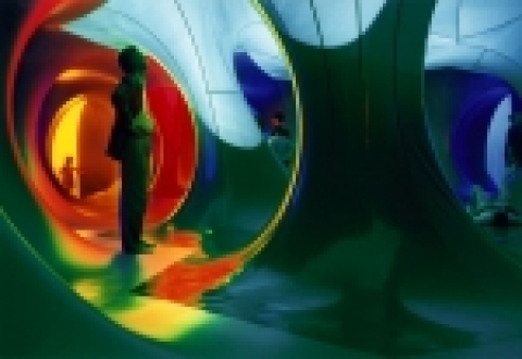 공기로 만든 빛의 집 사진