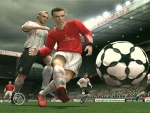 올 가을 출시되는 ‘FIFA06’ 축구 게임 내 웨인 루니 스크린샷