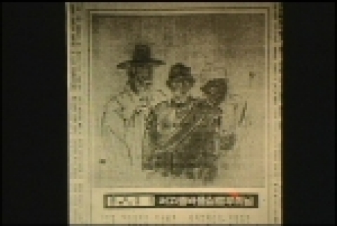 매일신보 삽화 '님의 부르심을 바뜰고서'에 실린 운보 김기창 작(1943년)
