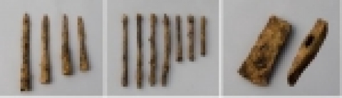 사진 4. 철모 각종         사진 5. 철촉 각종             사진 6. 철부