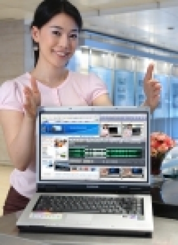 삼성전자가 2006년 디자인을 채용한 보급형 15.4" 와이드 노트북(모델명 센스 R50)을 출시하고 와이드 노트북 시장 공략을 더욱 강화한다고 22일 밝혔다.