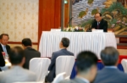 정세현 前 통일부장관 초청 조찬간담회