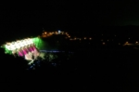 대청댐 야간 방류