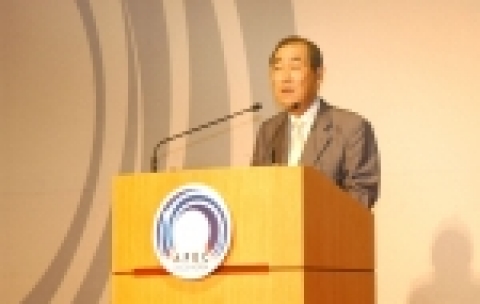 윤종용 부회장(삼성전자) 기조연설 사진