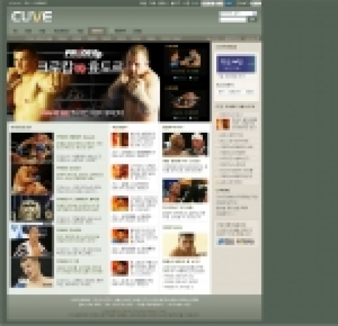 다음커뮤니케이션의 온라인 종합 멀티미디어센터 ‘다음 CUVE’(http://cuve.daum.net)