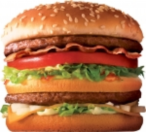 맥도날드 베이컨 토마토 디럭스 버거
