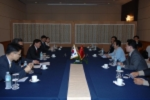중기청 APEC 참석, 중국과 양자회담 사진