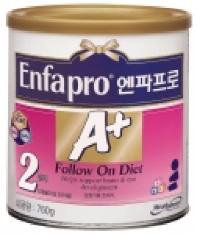 미드 존슨이 두뇌개발과 시력개발에 주요한 영양소인 “DHA, ARA와 더불어 콜린”을 증가시킨 프리미엄 성장기 조제식 분유 ‘엔파프로A+’를 새롭게 출시했다.
