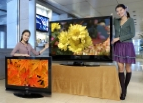 국내 최대 크기 57인치 LCD TV와 세계 최고수준의 명품 40인치 LCD TV