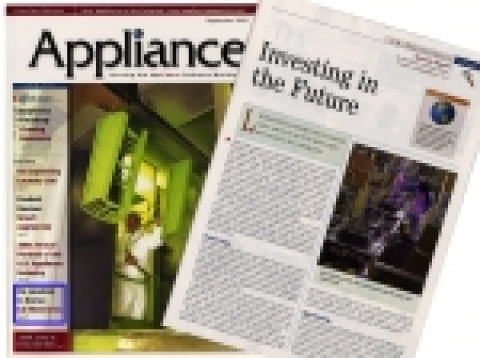 <APPLIANCE>誌는 ‘미래에 대한 투자’라는 제목의 특집을 위해 지난 6월 한국에 있는 LG전자를 방문해 공장과 전시장을 방문한 현장취재를 통해 생산, R&D, 디자인 등 LG전자의 혁신활동을 자세히 보도했다.