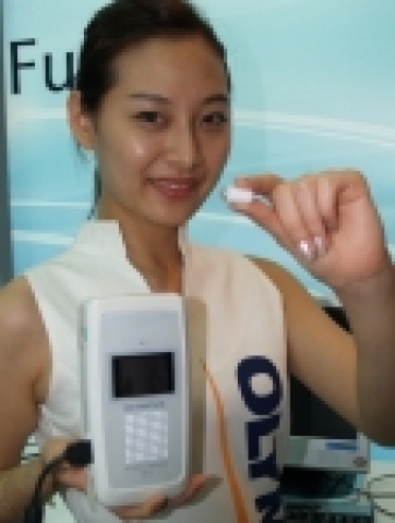 올림푸스한국이 선보인 캡슐내시경
