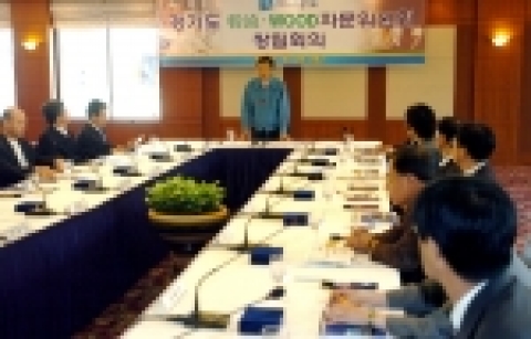 손학규 경기도지사가 29일 용인시 소재 삼성 노블카운티에서 개최된 한류우드사업 자문위원회 창립회의에 참석하여 인사말을 하고있다. 
