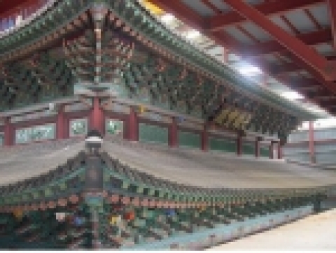 법주사 외부 단청현황