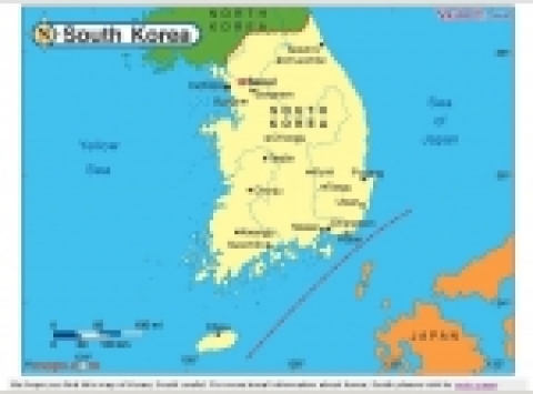<유명 포탈 사이트 야후 트래블 내 동해, 서해 표기 오류의 예>