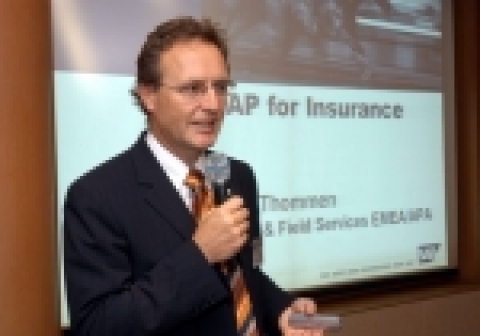 SAP본사 보험 산업을 총괄하는 르네 톰멘 (Rene Thommen) 부사장