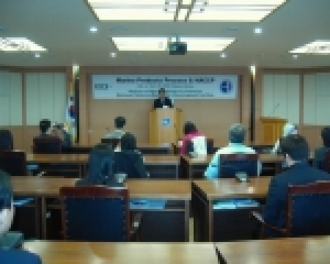 김영규 원장이 주관한 입교식 진행광경