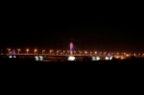 교량부문 야경연출(평동산단진입로)