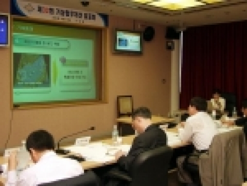 제32회 기상업무개선발표회 발표 장면