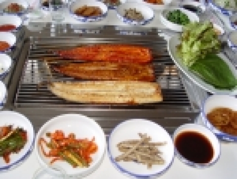 민물장어 구이요리