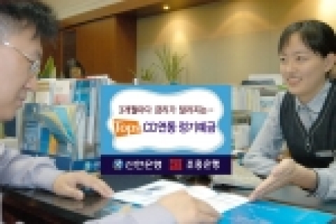 신한은행과 조흥은행은 시장실세금리에 직접 연동하는 『Tops CD연동정기예금』을 2005년 10월19일부터 판매한다.