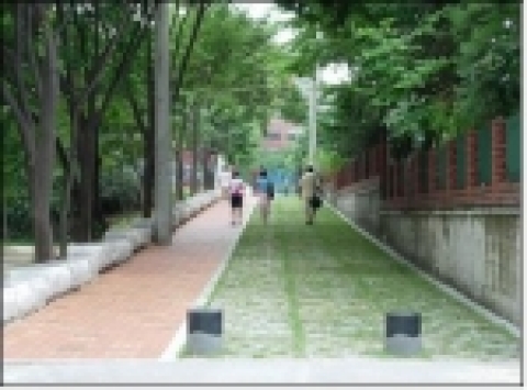 산업대 공사후 모습