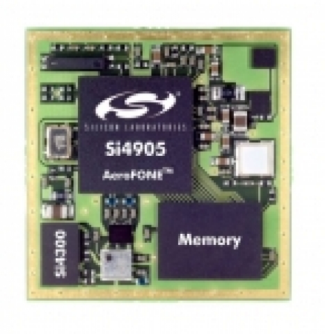 Silicon Laboratories Inc.는 오늘 업계 최고의 통합된 고성능 솔루션인 GSM/GPRS 핸드셋용 AeroFONE™ 단일칩셋을 발표했다.