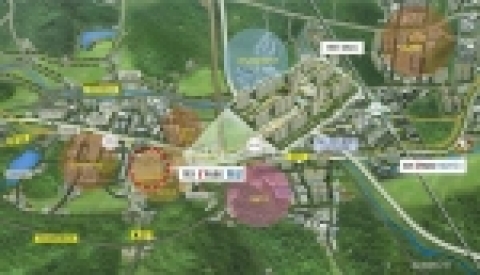 아산 I'PARK 위치도