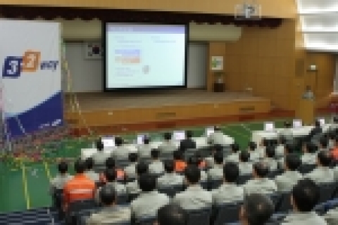 브랜드 론칭 행사 식장 사진