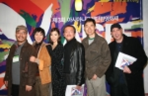 AISFF2005 심사위원단. 좌로부터 이명세, 방은진, 김민선, 이용배, 장밍, 마르크 어시노