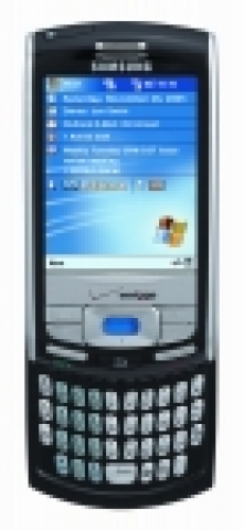 CES2006 최고 혁신상을 수상한 삼성전자 쿼티 스마트폰 SCH-i730. 제품은 작지만, 큰 화면과 윈도우 환경의 익숙함 등으로 편리함을 제공한다.