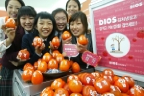 LG전자 디오스 김치냉장고는 대입 수능 시험 일주일(D-7)을 앞두고, 디오스 김치냉장고의 '살얼음 기능'으로 얼린 합격 기원 '홍시'를 매장을 방문한 수험생과 수험생 가족에게 무료로 나누어 주는 행사를 LG전자 하이프라자 대방점에서 열었다.
