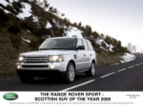 랜드로버 코리아는 자사의 럭셔리 SUV 레인지로버 스포츠(Range Rover Sport)가 2005년 “스코틀랜드 올해의 SUV(Scottish SUV of the Year)”로 선정되었다고 16일 밝혔다.