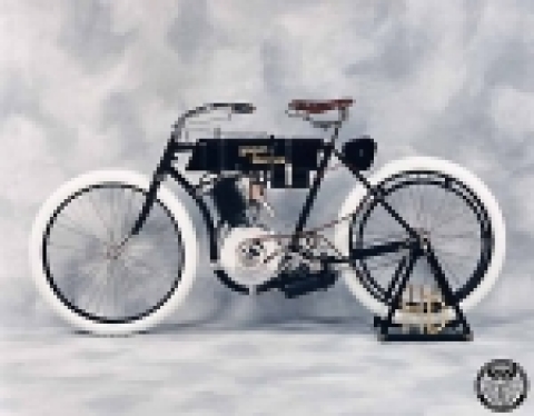 1903년 창립 당시 만들어진 할리데이비슨 최초의 모터사이클 시리얼 No. 1