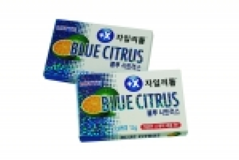 자일리톨껌 소비층의 취향이 다양화되면서 롯데제과(대표이사 한수길 韓秀吉)가 과일맛 자일리톨껌 ‘+X 블루시트러스’(500원/12g)를 선보였다.