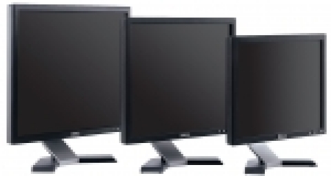 델코리아의 15인치 E 156FP, 17인치 E176FP, 19인치 E196FP제품.