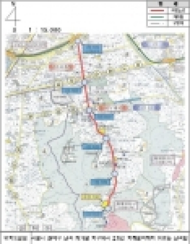 난곡 신교통수단(GRT) 노선도