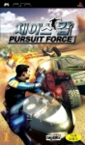 오리지날 PSP 게임 <체이스캅:Pursuit Force> 패키지샷