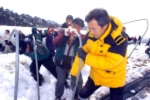 손학규 지사 전라도 폭설 복구 지원
