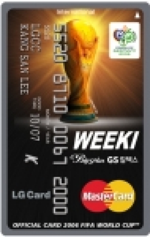 LG카드는 2006 독일월드컵에서 한국대표팀의 선전을 기원하기 위해 'LG Weeki(위키)카드 월드컵 스페셜에디션’을 출시한다.