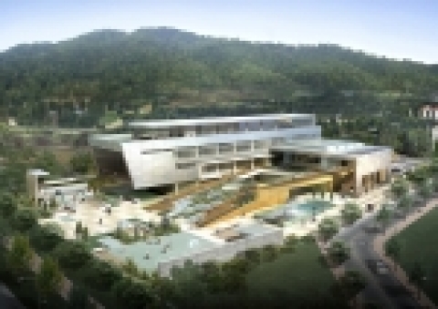 스포츠센터 조감도