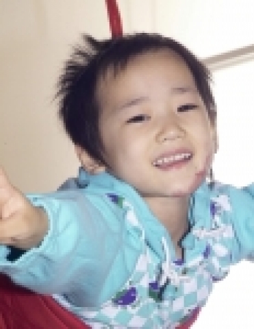 투병중인 오은수(4세) 어린이