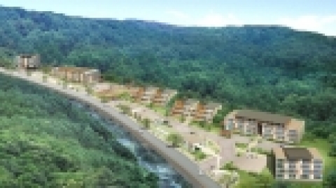 울릉군 저동에 건립할 국민임대주택 조감도