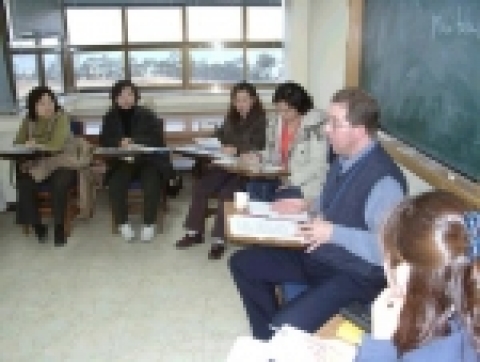캐나다 원어민과 영어학습 광경