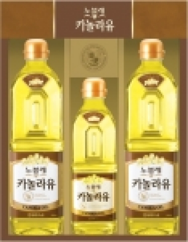카놀라유3호: 동원F&B가 국내 최초 출시한 카놀라유로 구성된 노블레 카놀라유 세트. 900ml 2병과 500ml 1병으로 구성. 구성에 비해 저렴한 가격으로 17,800원.
