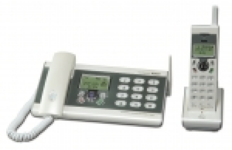 와이드 형태의 유무선 전화기 VT-9800.